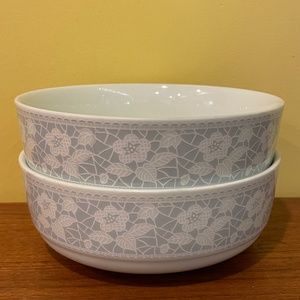 Vintage Haeng Nam Sa Jade Bone China Bowls (Set of 2)